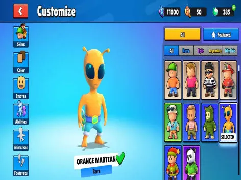Customization option 1